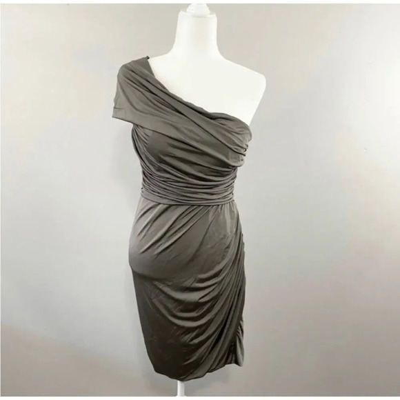 Eliza J One Shoulder Goddess Dress - Picture 1 of 5